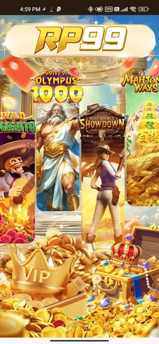 RP99 Halaman Utama dengan Game Populer